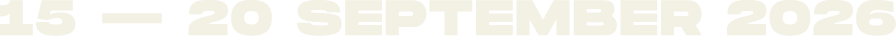 15 – 20 September 2026